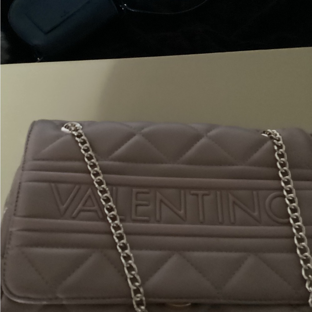 Valentino Quilted Brown Shoulder Bag